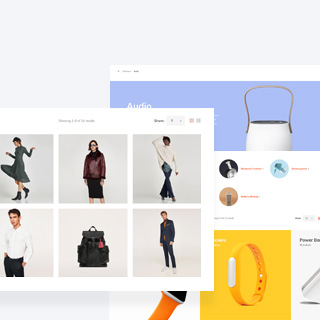 6 Types Customizable Product Category Page