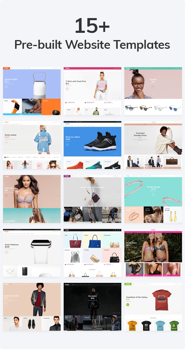 Premium bootstrap fashion - clothing Shopify theme MOGO